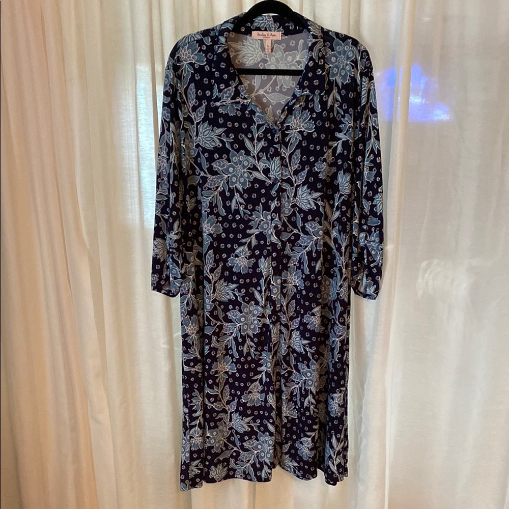 Floral Blue Dress